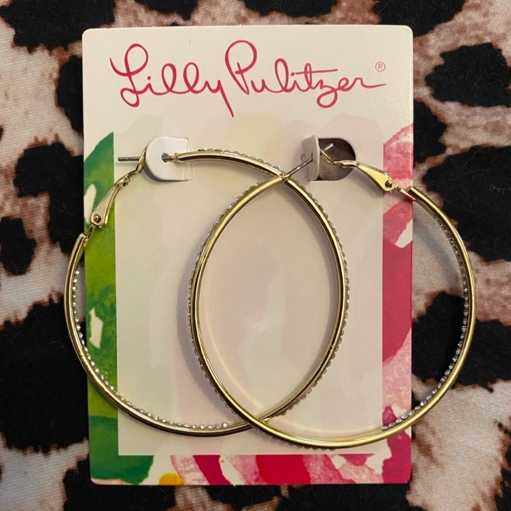 Lilly Pulitzer Stardust Hoop Earrings